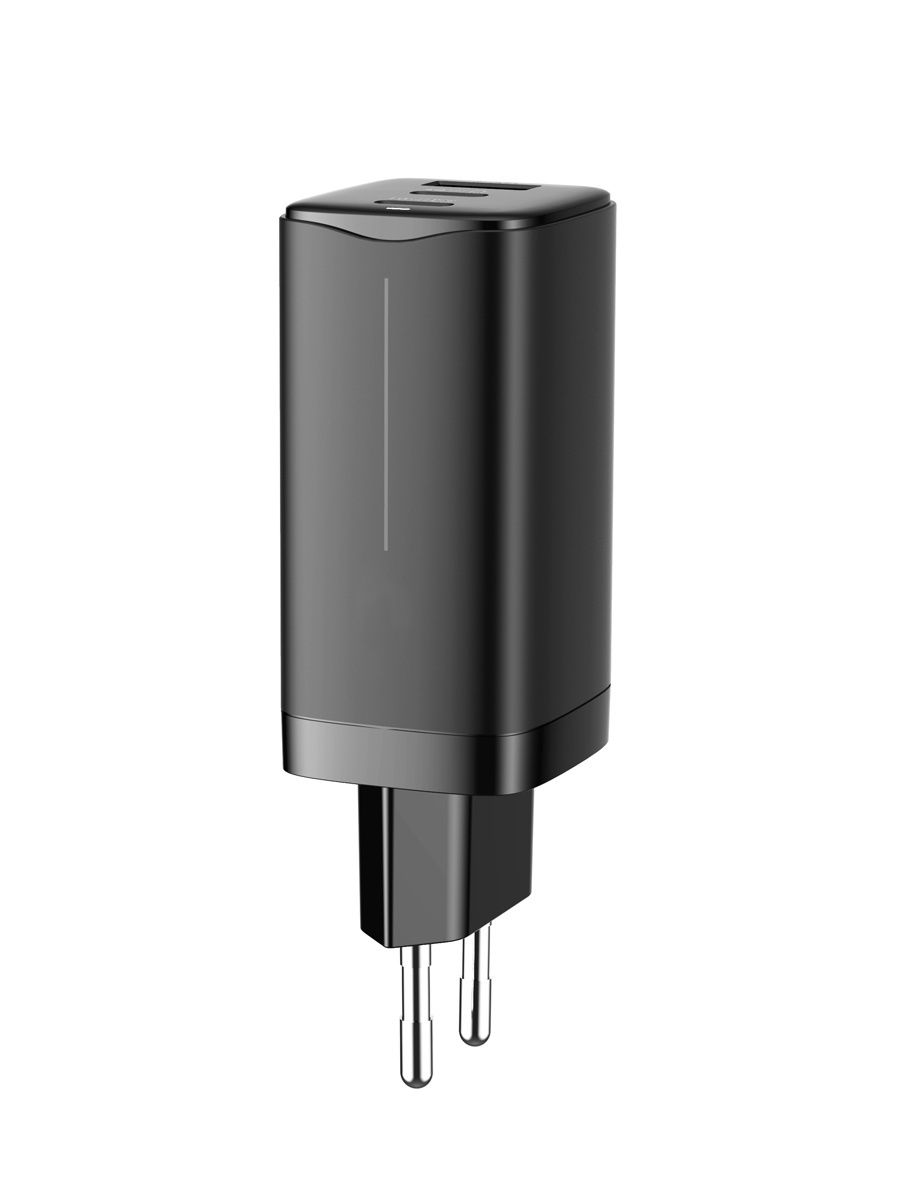 Сетевое зарядное устройство Wiwu GaN charger EU Standard GTC-6521 Black