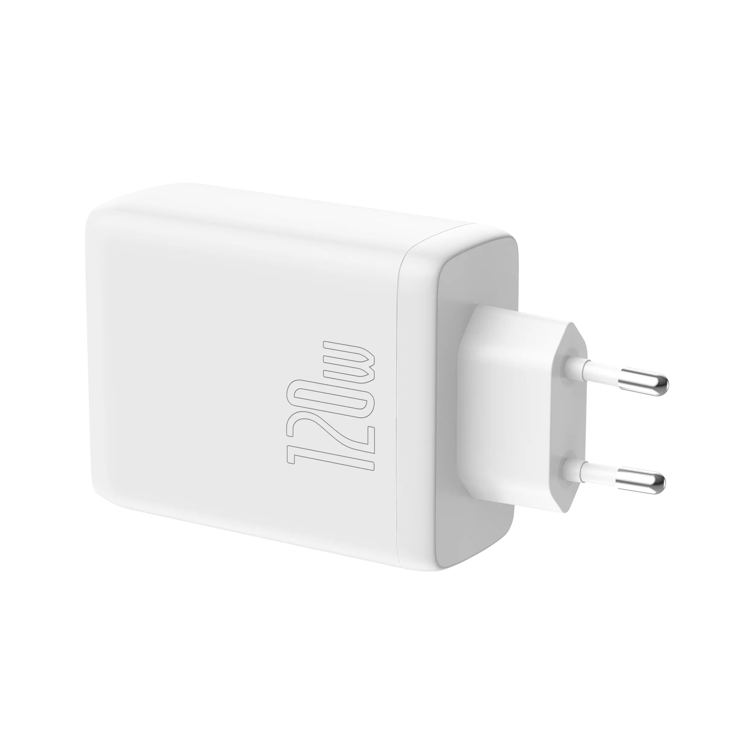 Быстрое зарядное устройство Wiwu 4 in 1 Mini GaN Quick Charger TR257-AEU EU Plug 120W White