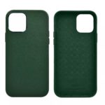Чехол для телефона Iphone 13 Mini Wiwu Calfskin Genuine Leather Phone Case 5.4'' Green
