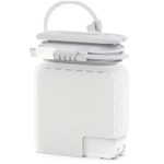 Силиконовый чехол Wiwu Charger case for Macbook 30W Light Gray