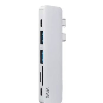 Переходник Wiwu T8 Type C Coverter 7 in 1 Hub Grey