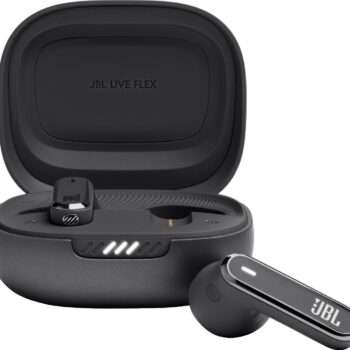 JBL Live Flex True Wireless Noise Cancelling Earbuds Black