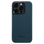 Pitaka MagEZ Case 4 iPhone 15 Pro 6.1 black-blue kevlar