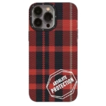 Mikwer Fang Luen iPhone 15 Plaid red F02