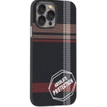 Mikwer Fang Luen для iPhone 15 Plaid black F03