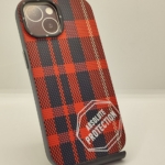 Mikwer Fang Luen для iPhone 15 Plaid red F02