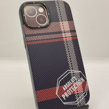 Mikwer Fang Luen для iPhone 15 Plaid black F03